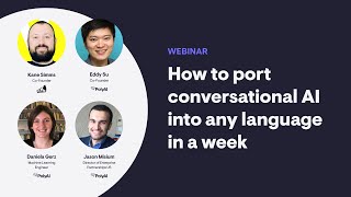 How to port conversational AI into any language in a week video