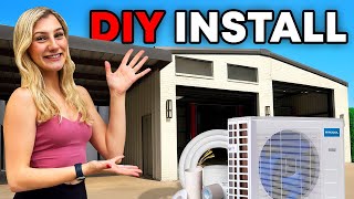 Dream Garage Finally Gets Ac! (Diy Mrcool Mini Splits)
