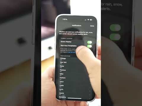 Make sure this weather app feature is turned on 🌩️ #tailormadetech #apple #appletips #appletricks