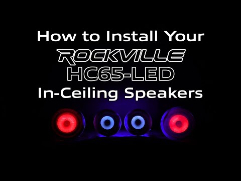 2 Rockville HC65B-LED 6.5" 500 Watt In-Ceiling Home Theater Speakers w/ Blue LED image 18
