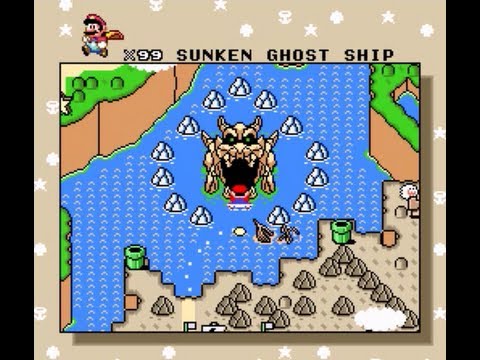 Super Mario World - 100% Walkthrough, Part 33: Sunken Ghost Ship & Valley Of Bowser 1