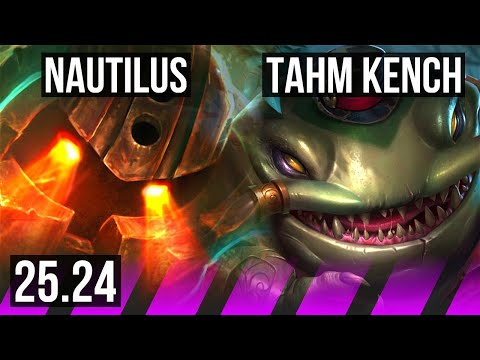 NAUTILUS & Ezreal vs TAHM KENCH & Miss Fortune (SUP) | EUW Master | 25.24