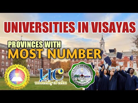 Top 6 Provinces In Visayas With Most Number Of Universities | VISAYAS TOP Video