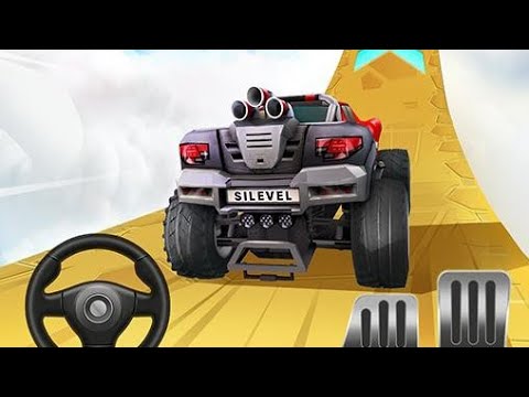 Mountain Climb Stunt: Futuristic Van Unlocked Impossible Stunts Levels Completed Android CrashRahul