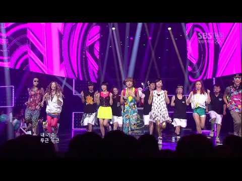 120812 SBS Inkigayo Crayon Pop   Saturday Night