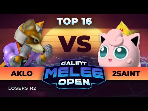 Aklo (Fox) Vs. 2Saint (Jigglypuff)  - Top 64 LR2 - Galint Melee Open: Summer 2021