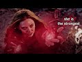 wanda maximoff being the strongest avenger for 2 minutes straight.