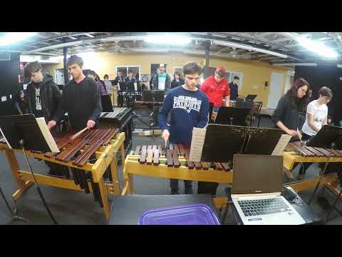 Marching Season Mallet Maniac Community Percussion Ensemble 2018 rehearsal