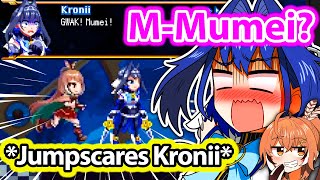 𝗞𝗿𝗼𝗻𝗶𝗶'𝘀 𝗿𝗲𝗮𝗰𝘁𝗶𝗼𝗻 𝘁𝗼 𝗶𝗻-𝗴𝗮𝗺𝗲 𝗞𝗿𝗼𝗻𝗶𝗶 𝗴𝗼𝘁 𝗝𝘂𝗺𝗽𝘀𝗰𝗮𝗿𝗲𝗱 𝗯𝘆 𝗠𝘂𝗺𝗲𝗶 【Hololive】