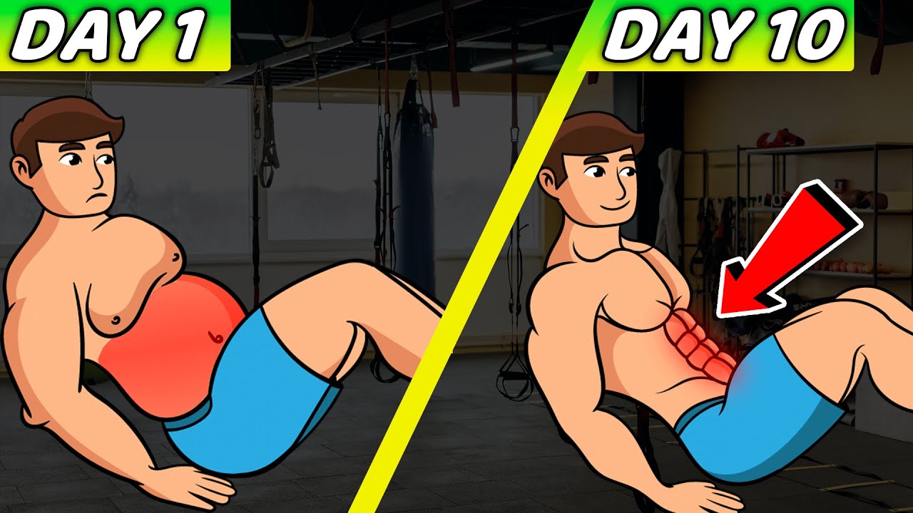 10 Day Sitting Workout Challenge To Lose Belly Fat (No Situps) - YouTube