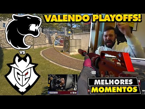 JOGÃO INSANO VALENDO OS PLAYOFFS DO MAJOR!! Melhores Momentos: FURIA vs G2 - MAJOR STARLADDER