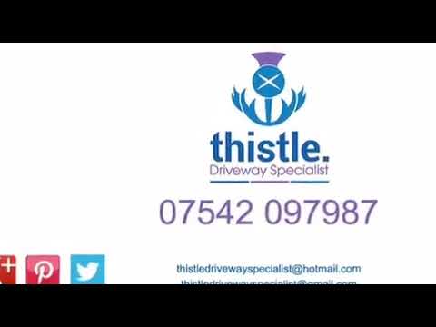 Thistle driveway specialist  video.