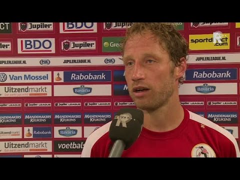 Michel Breuer na afloop van RKC-Sparta