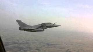 French Rafale Intercept & Fly-by