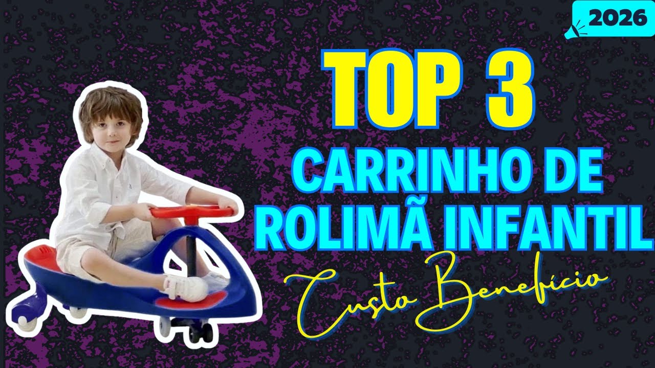 Assistir no YouTube: Top 3 Carrinhos de Rolimã Infantil 2025 - Canal Dicas de Ouro