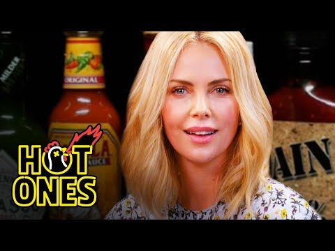 Charlize Theron Takes a Rorschach Test While Eating Spicy Wings | Hot Ones