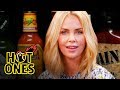 Charlize Theron Takes A Rorschach Test While Eating Spicy Wings | Hot Ones