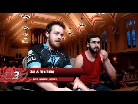 Full Bloom 3 - Druggedfox (Red Fox) vs CLG | SFAT (Blue Fox) - SSBM - Top 32 Winners R1