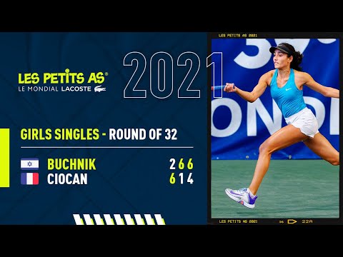 Les Petits As 2021 | Girls Round of 32 | Mika Buchnik vs. Milena Ciocan