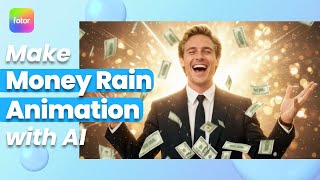 Falling Dollars Animation Without Green Screen | Money Rain AI Tutorial
