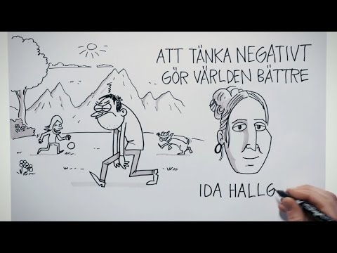 , title : '"Att tänka negativt gör dig till en bättre människa" - Ida Hallgren | Idévärlden i SVT'
