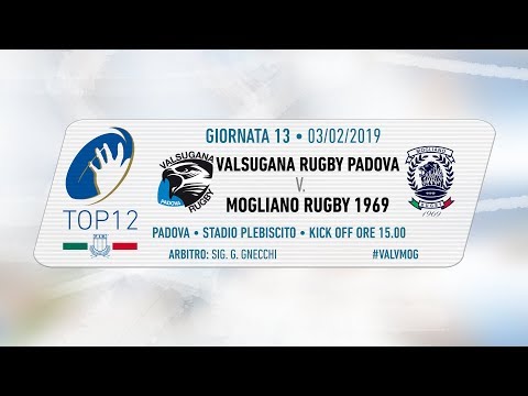 TOP12 2018/19, Giornata 13 - Valsugana Rugby Padova v Mogliano Rugby 1969