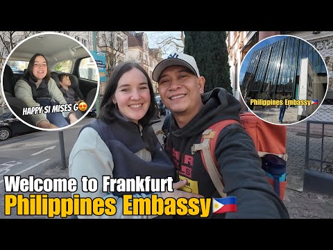 Pumunta kami sa Philippines Embassy sa Frankfurt Germany Para kay Baby Adam.Sobrang Saya ni Anne?