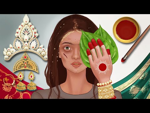 Traditional INDIAN Bride Makeup Animation // HOMELESS woman gets BRIDAL Makeover // ASMR