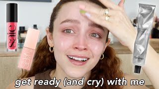 GRWM while I cry about TERRIBLE people