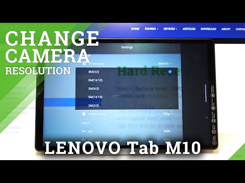 How to Change Photo Resolution in LENOVO Tab M10 – Camera Customization