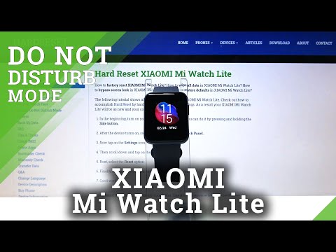 How to Activate DND Mode in XIAOMI Mi Watch Lite – Customize Silent Preferences