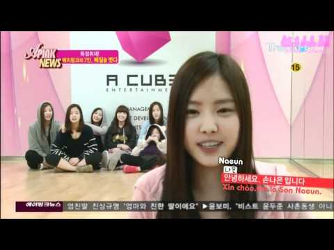 [Vietsub] Apink News Ep1{apinklove} (1/3)