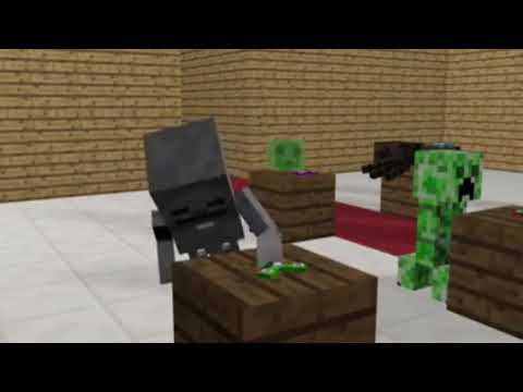 Monster school mobs Brave - farming -minecraft animation by 🔥Rushplaying