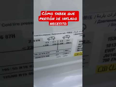 How do I know what inflation pressure my tires need?