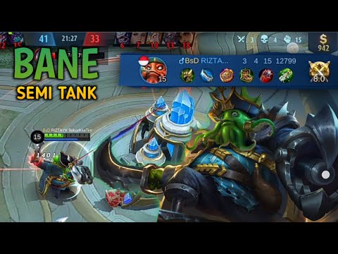 Bane Deep Sea Monster Semi Tank | War Gameplay Mobile Legends Bang Bang