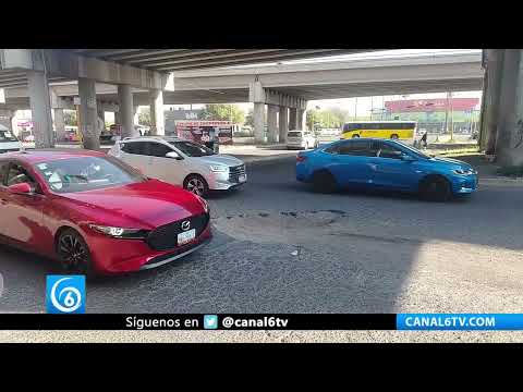 Video: Persisten accidentes por enorme bache en la México-Cuautla, frente a zonas comerciales