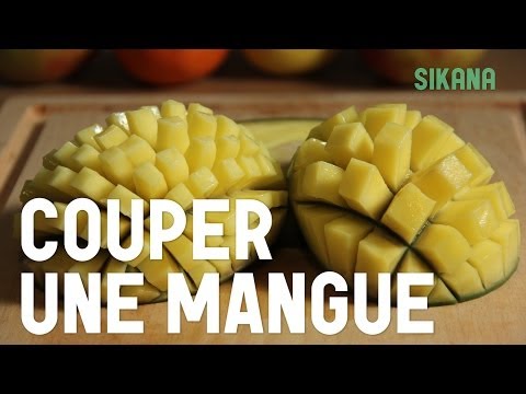 comment ouvrir le noyau d'une mangue