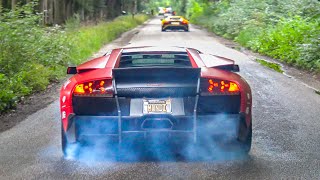 Supercars Accelerating LOUD! LaFerrari, F12 TDF, Liberty Walk Aventador, Apollo IE, F40, M6 GT3..