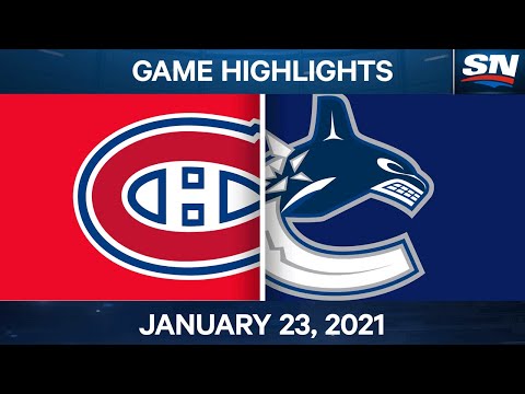 NHL Game Highlights | Canadiens vs. Canucks - Jan. 23, 2021