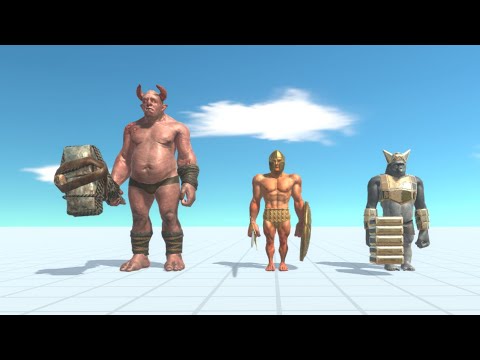 Ogre Lord Achilles And Ghor Hammer Vs Random Teams ARBS | Animal Revolt Battle Simulator