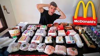 COMIENDO TODOS LOS PRODUCTOS DEL MC DONALDS (+20.000 KCAL) ft GEMELIERS [Salva]