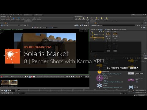 H20.5 Foundations | Solaris Market 8 | Render Shots with Karma XPU