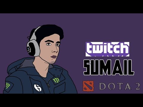 Twitch Streaming Sumail feat Arteezy EG Pub Coordination