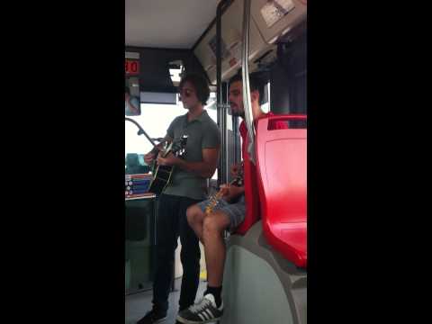 Kisses From Mars live in a bus