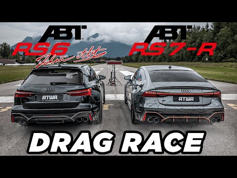 ABT Audi RS6 JA vs. ABT Audi RS7-R | DRAG RACE | Daniel Abt