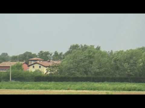 Tromba d'aria (landspout) San Secondo Parma 11-7-2017