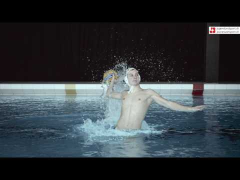 Wasserball – Balltechniken: Heber / Bogenwurf