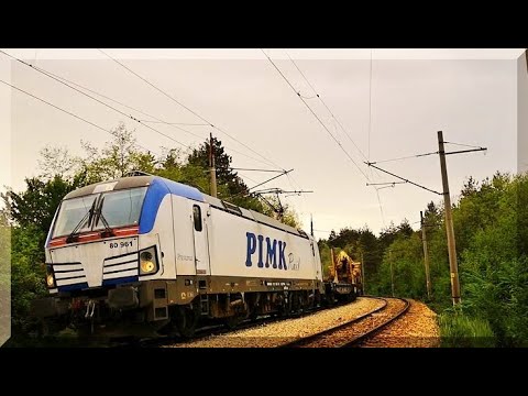 A very special PIMK Freight train heading from Pobit Kamak to Vakarel in Bulgaria
