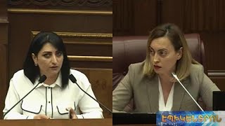 «Իդիոտկա». Լենա Նազարյանը հրաժարվում է ներողություն խնդրել Թագուհի Թովմասյանից