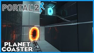 PORTAL 2 COASTER! Story Re-creation! Coaster Spotlight 212 #PlanetCoaster